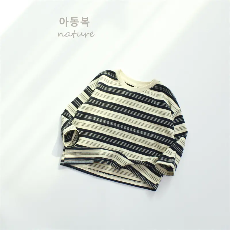 Autumn Boys Striped Long Sleeve T-Shirt — feature 17