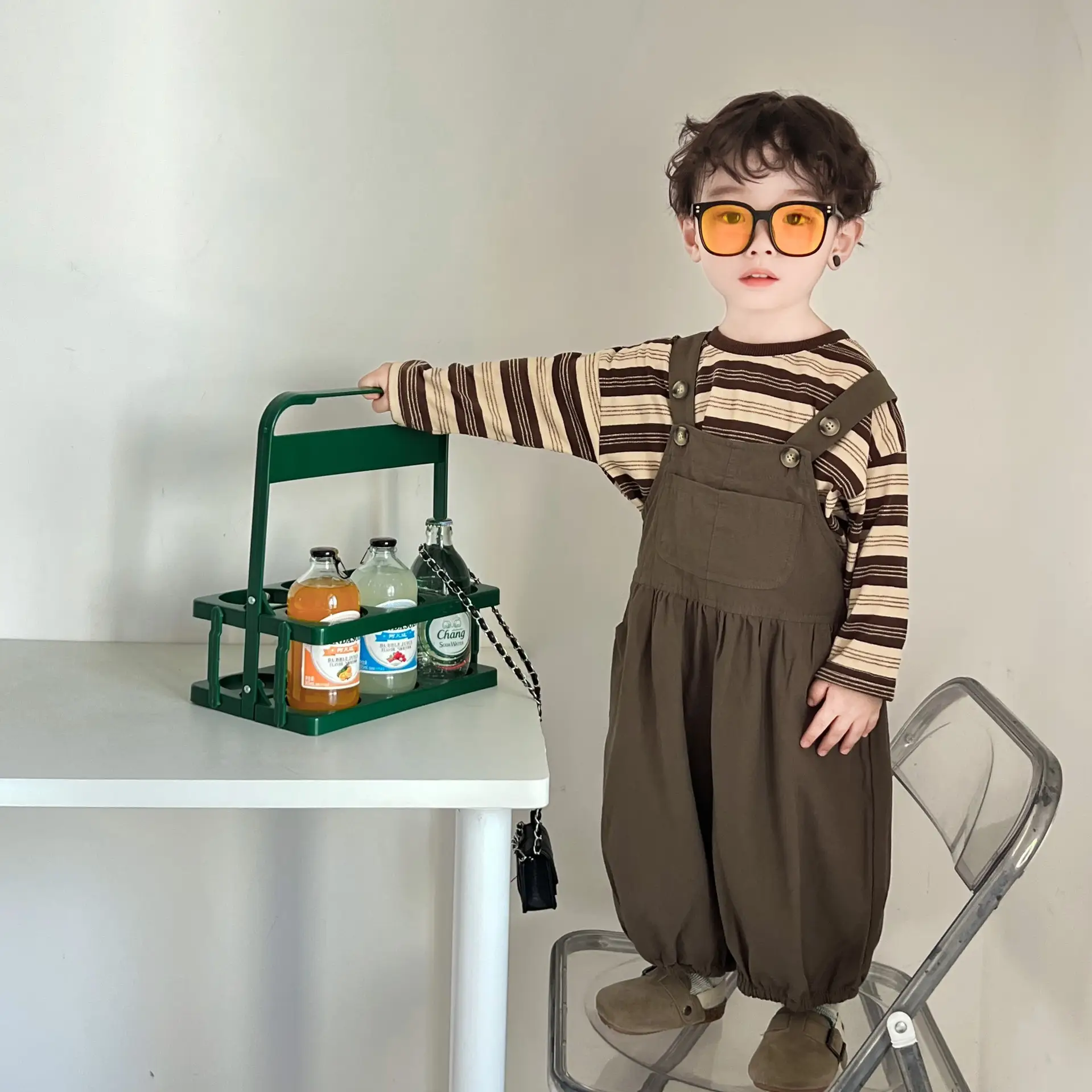 Autumn Boys Striped Long Sleeve T-Shirt — feature 6