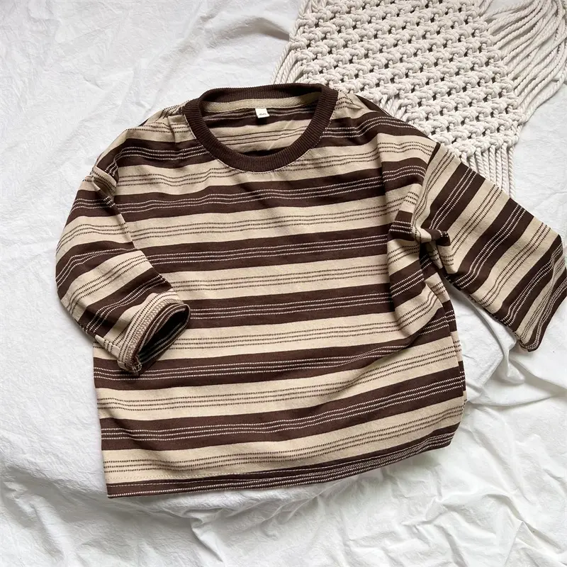Autumn Boys Striped Long Sleeve T-Shirt