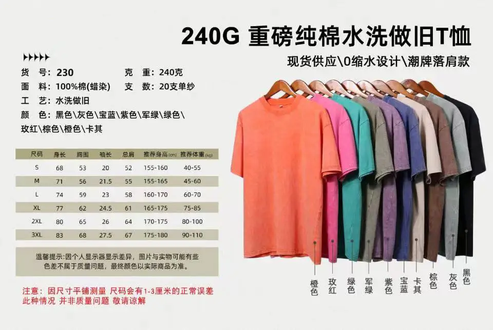 Men Purple Distressed Wash T-Shirt 230g — feature 2