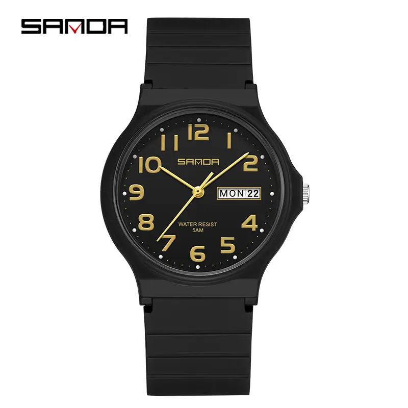 Sanda Cross-Border Kids Waterproof Luminous Dual Calendar Quartz Watch - Image 16