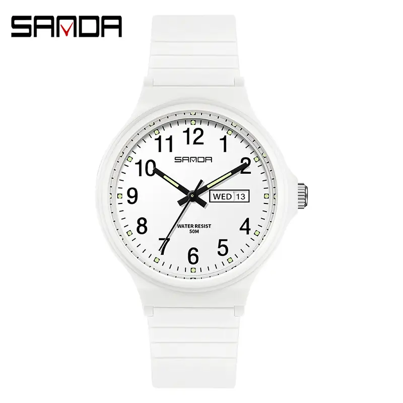 Sanda Cross-Border Kids Waterproof Luminous Dual Calendar Quartz Watch - Image 14