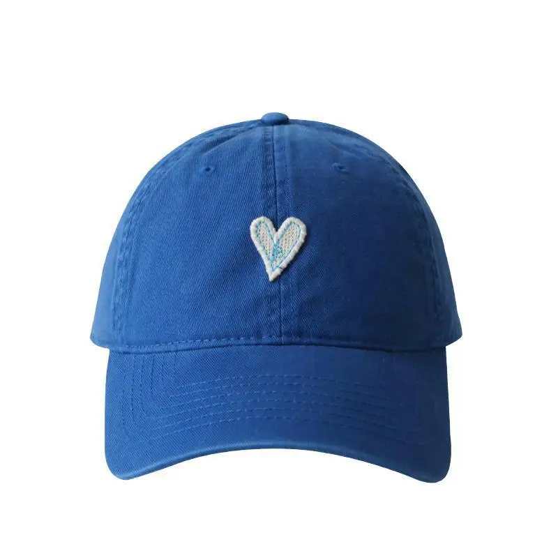 Uncle Stubble Blue Heart Baseball Cap Large