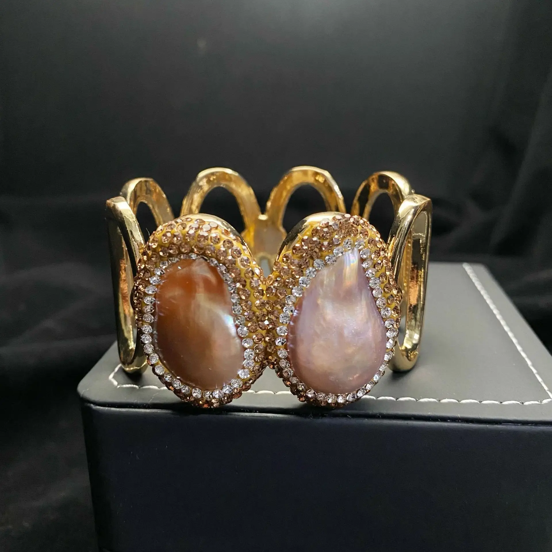Gold Pearl Bracelets Set for Women — feature 7