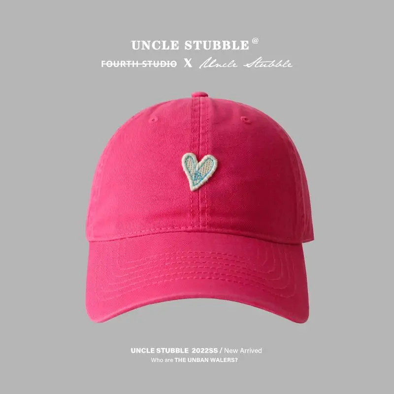 Blue Heart Embroidered Baseball Cap for Girls - Image 15