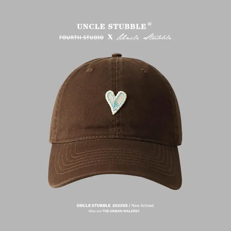 Blue Heart Embroidered Baseball Cap for Girls - Image 5