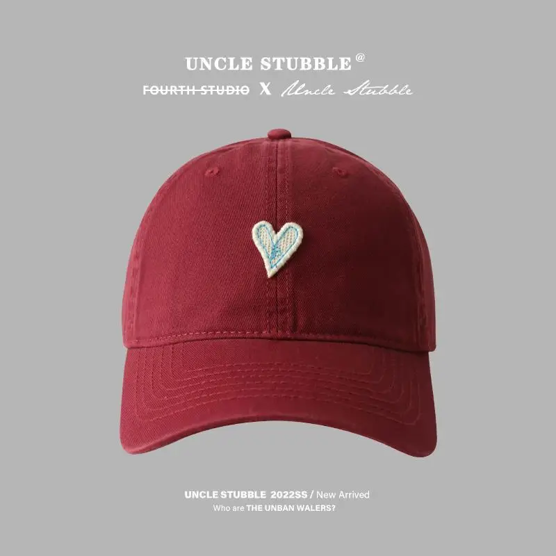 Blue Heart Embroidered Baseball Cap for Girls - Image 6