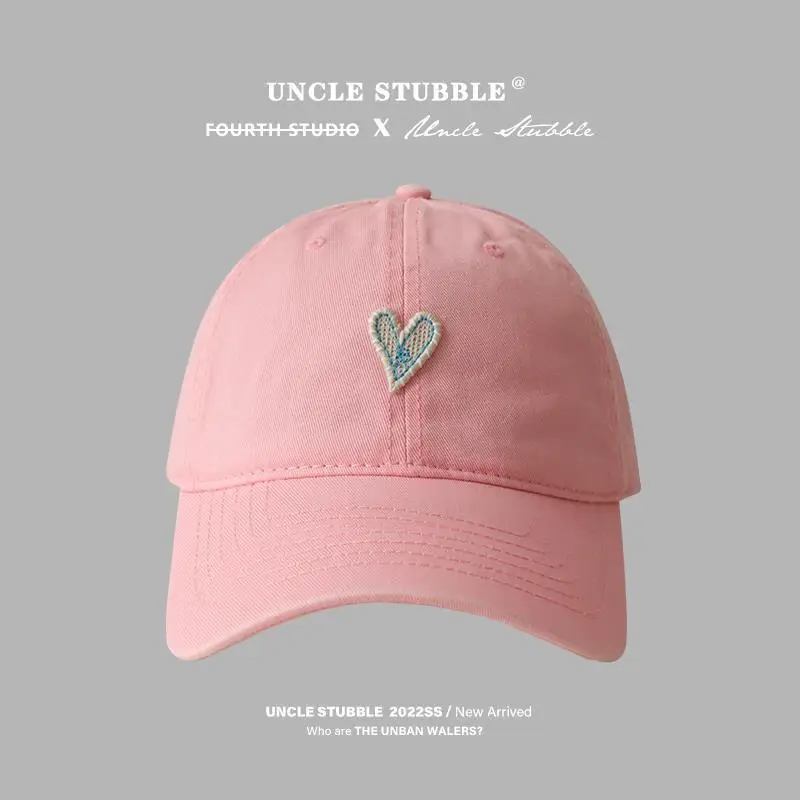 Blue Heart Embroidered Baseball Cap for Girls - Image 7