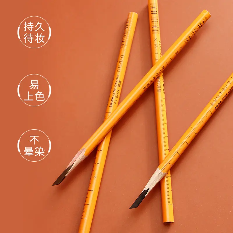 Wooden Tattoo Eyebrow Pencil Waterproof Sweat Proof