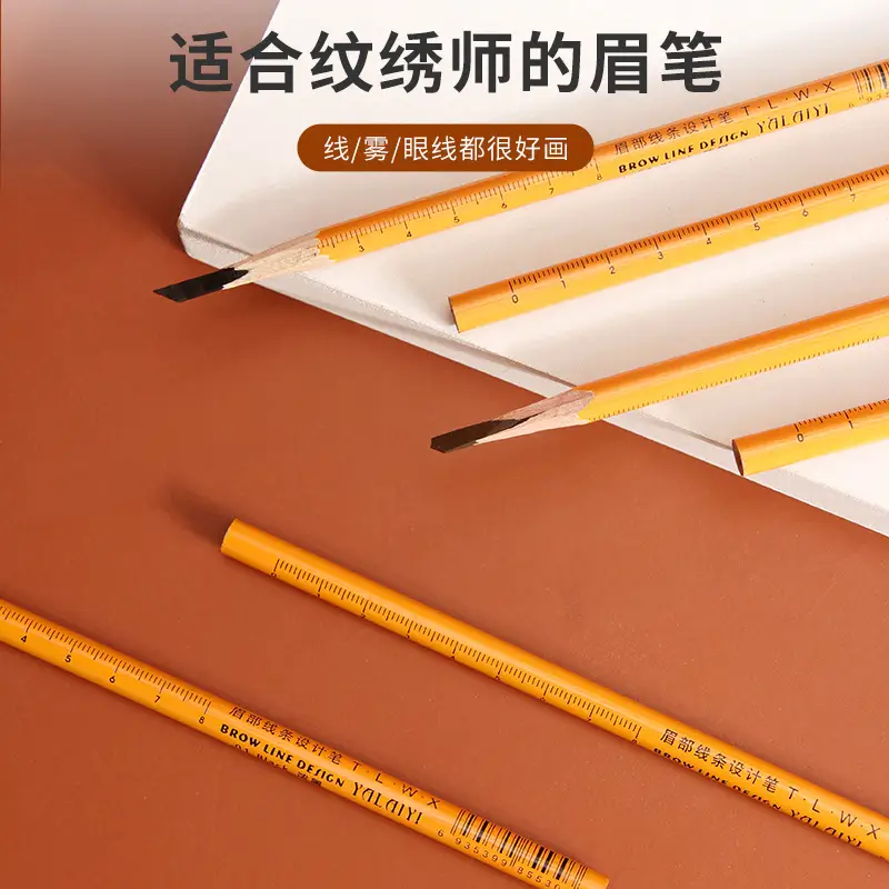 Wooden Tattoo Eyebrow Pencil Waterproof Sweat Proof