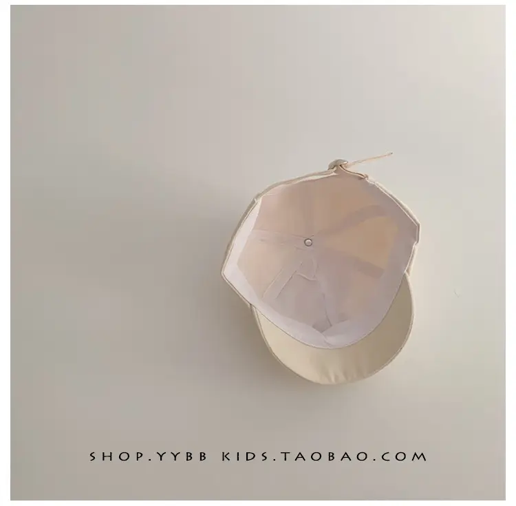Children's Embroidered Peaked Cap Brown Winter Short Bristle — feature 7