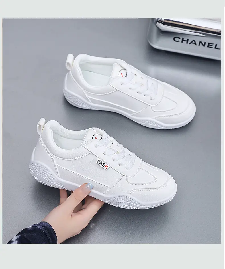 Women Leather White Casual Sneakers 2023 — feature 10