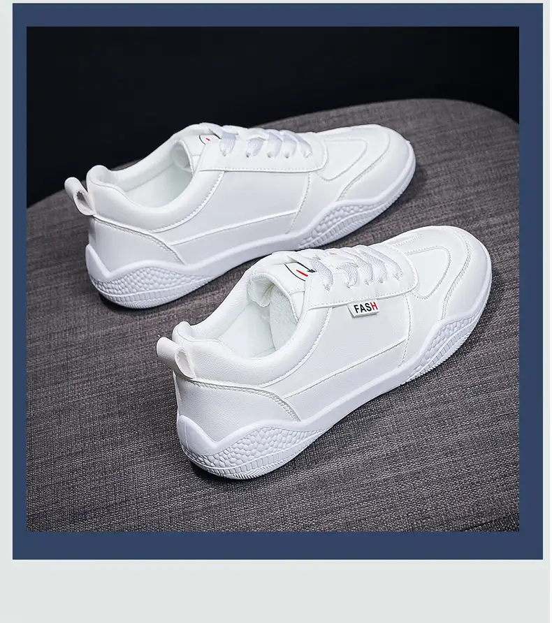 Women Leather White Casual Sneakers 2023 — feature 12