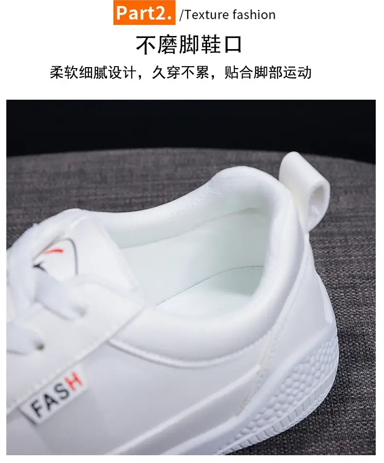Women Leather White Casual Sneakers 2023 — feature 6