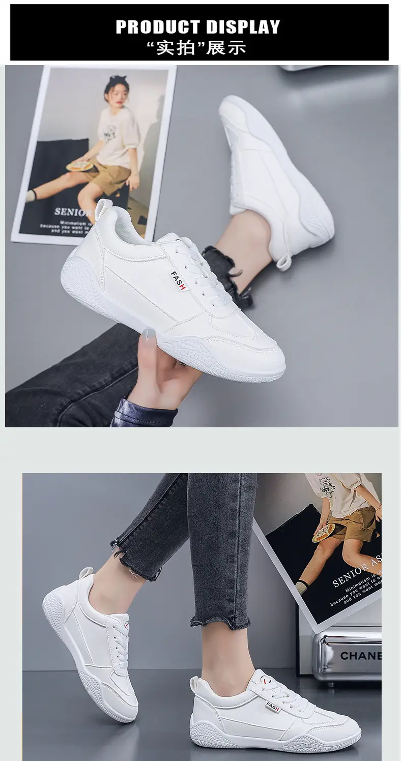 Women Leather White Casual Sneakers 2023 — feature 8