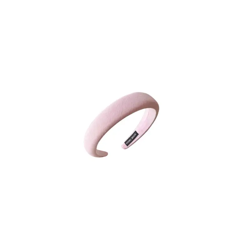 Dopamine Pink Hair Hoop Women High Cranial Top Pressure