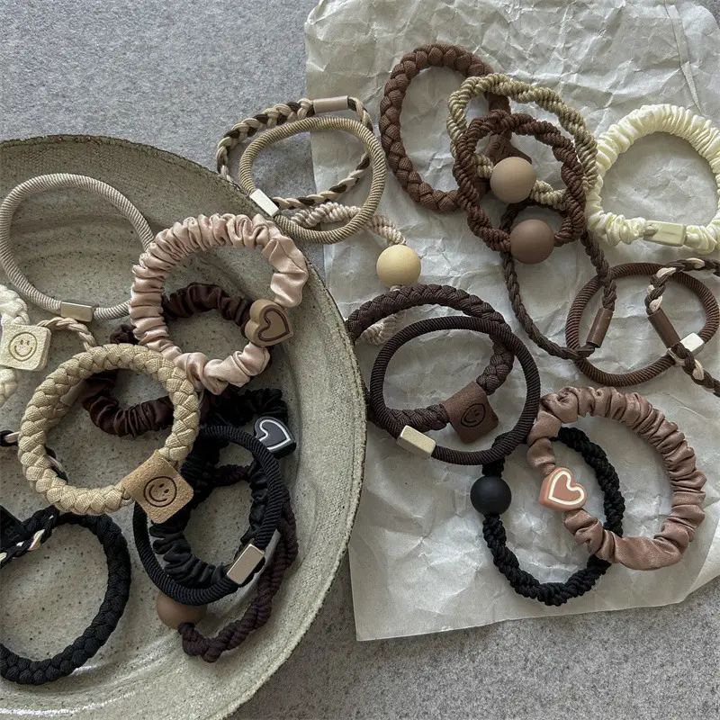 Milk Brown Hair Bands Set of 5 for Girls — feature 64