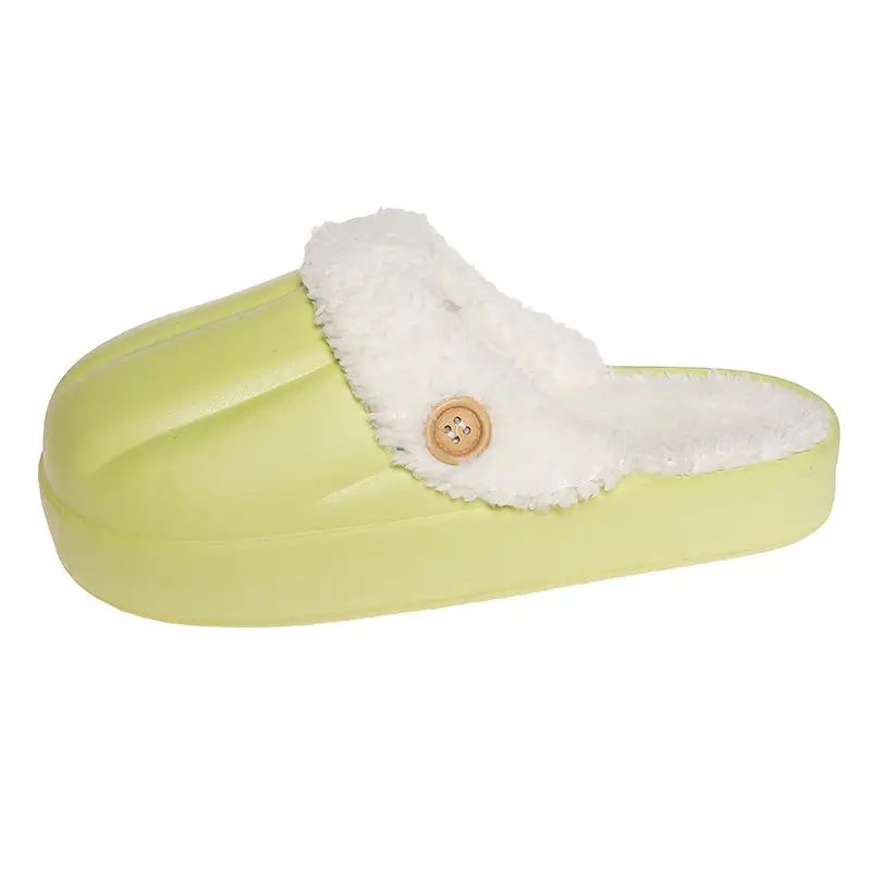 Women's Winter Cotton Slippers, Warm, Non-Slip, with Eva Sole, Odor-Resistant, Suitable for Home Use, Couple's Slippers, Can Be Worn Outside, Detachable, Height-Increasing for Men - Image 2