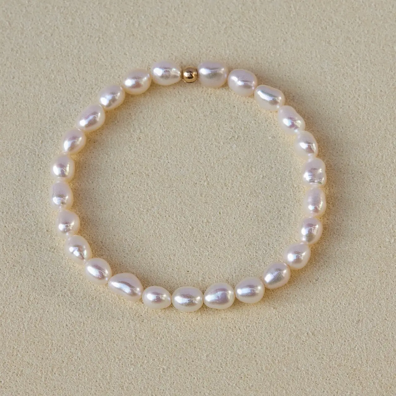Rare Pearl Baby Pearl Bracelet 14K Gold Women
