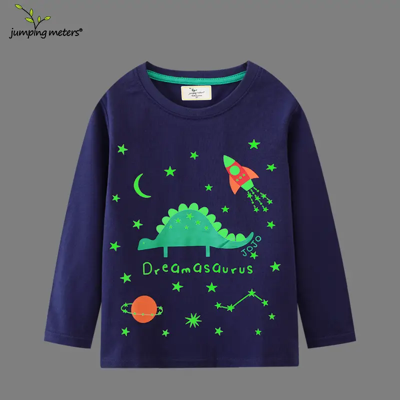 Dreams Asurus Boys' Night Shirt Blue Star Rocket Moon - Image 2