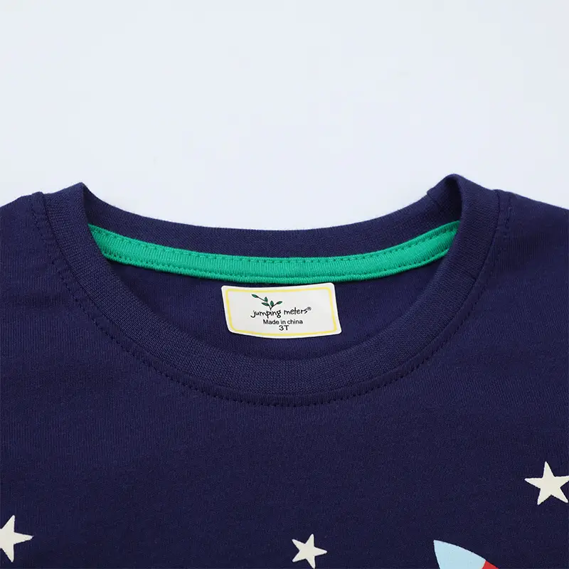 Dreams Asurus Boys' Night Shirt Blue Star Rocket Moon - Image 3