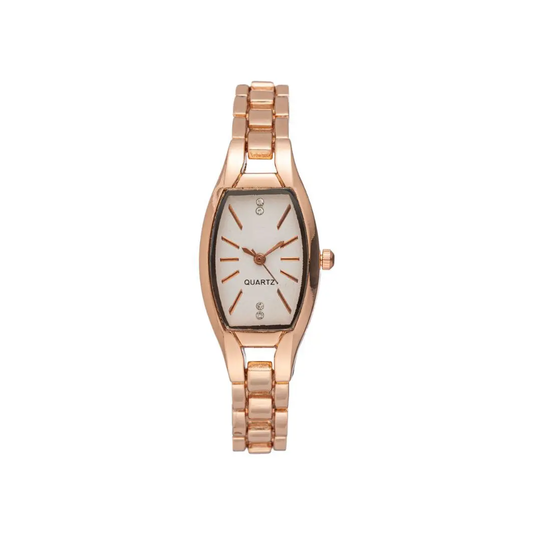 Foreign Trade Simple Retro Barrel-Shaped Women's Watch Niche Stainless Steel Bracelet Watch Quartz Women's Watch Wholesale