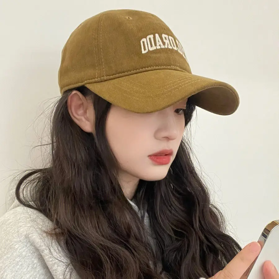 Women Burgundy Colorado Letter Baseball Cap 2025 - Image 8