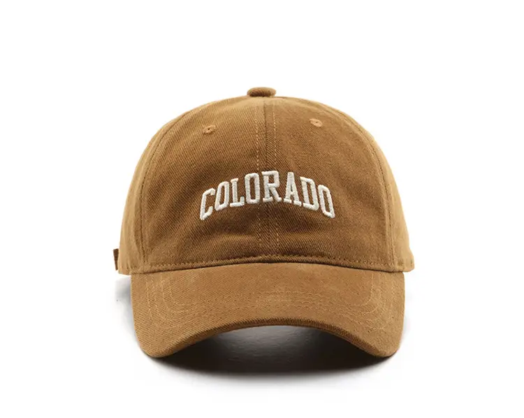 Women Burgundy Colorado Letter Baseball Cap 2025 — feature 4