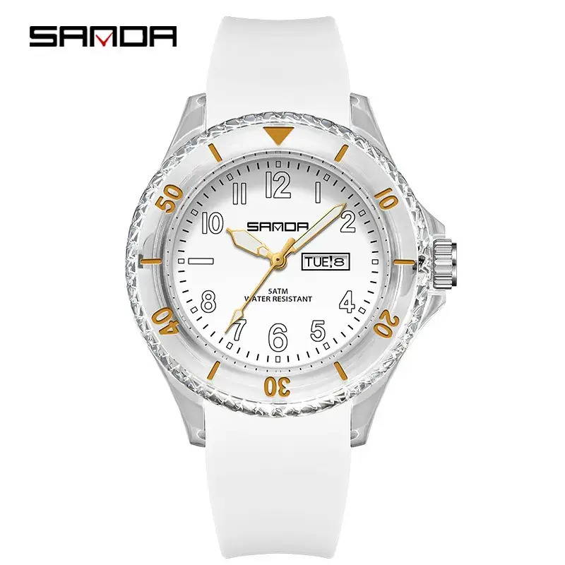 Sanda Men's Women's Quartz Watch with Crystal Dial - Image 7