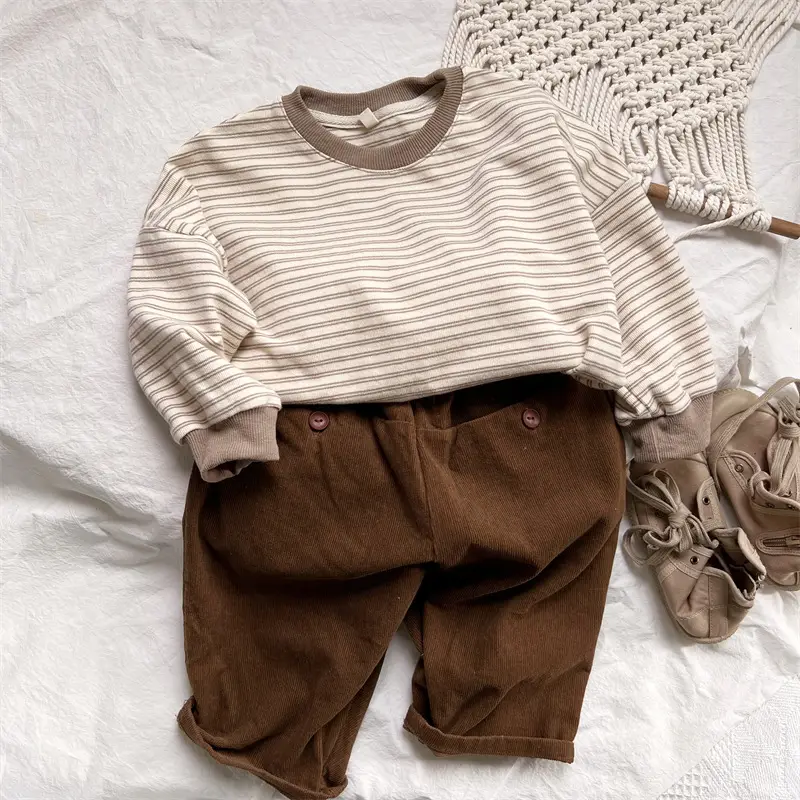 2026 Kids Striped Long Sleeve T-Shirt — feature 10