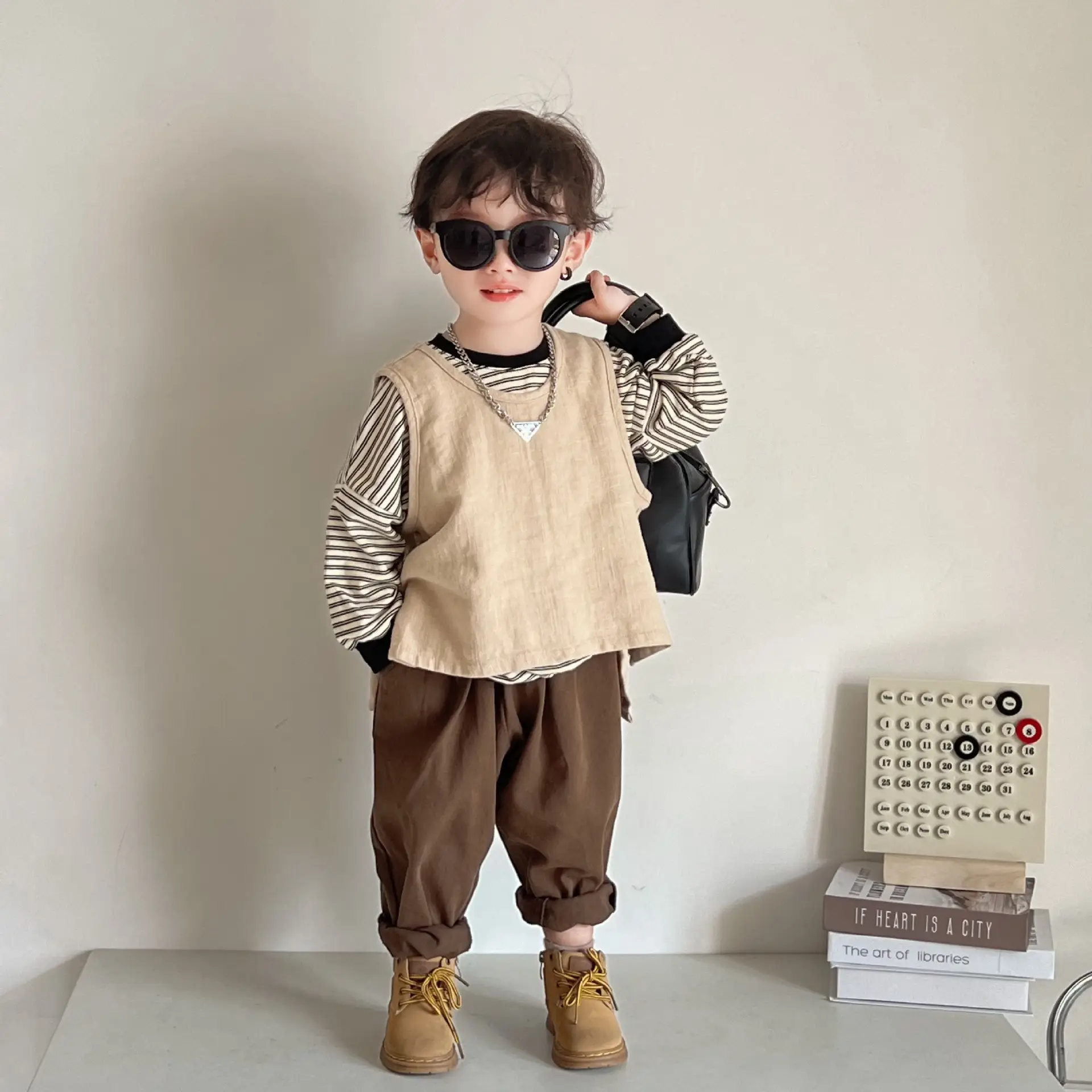 2026 Kids Striped Long Sleeve T-Shirt — feature 8
