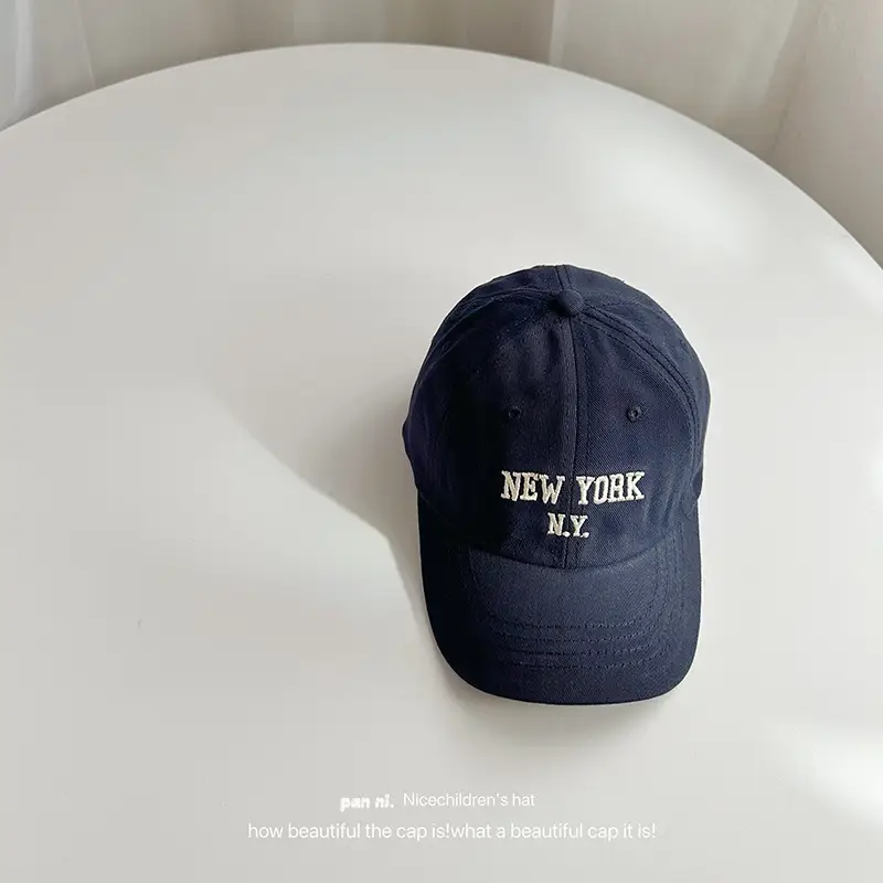 Children's New York Letter Cap Set Brown Black White — feature 28
