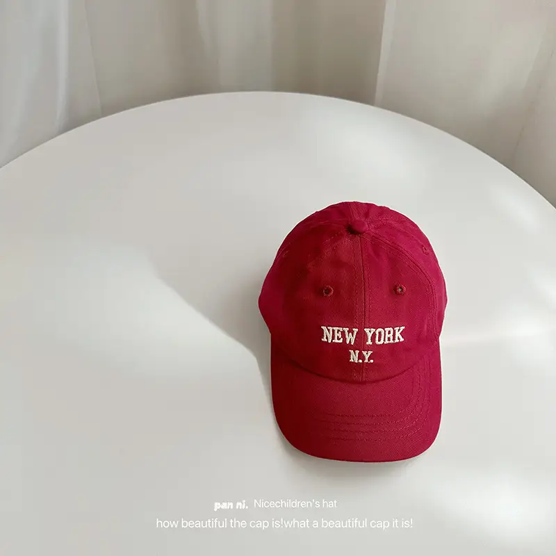 Children's New York Letter Cap Set Brown Black White — feature 30