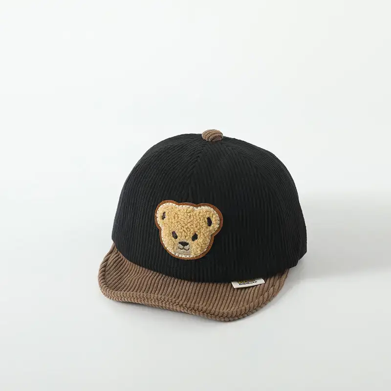 Yipan Baby Bear Cap Autumn Winter Beige Brown - Image 3
