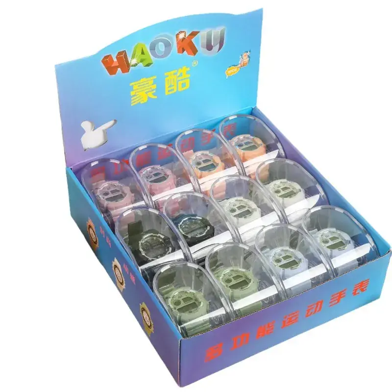 Haoku Series 16 Digital Watch Macaron Color Multi-Function Watch - Image 25