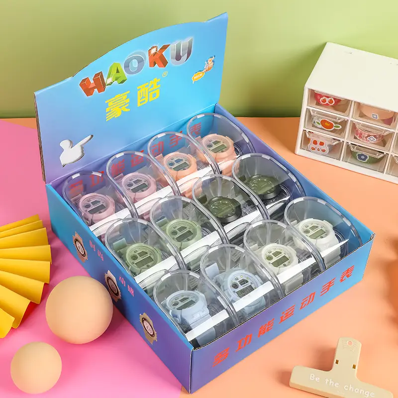 Haoku Series 16 Digital Watch Macaron Color Multi-Function Watch — feature 11
