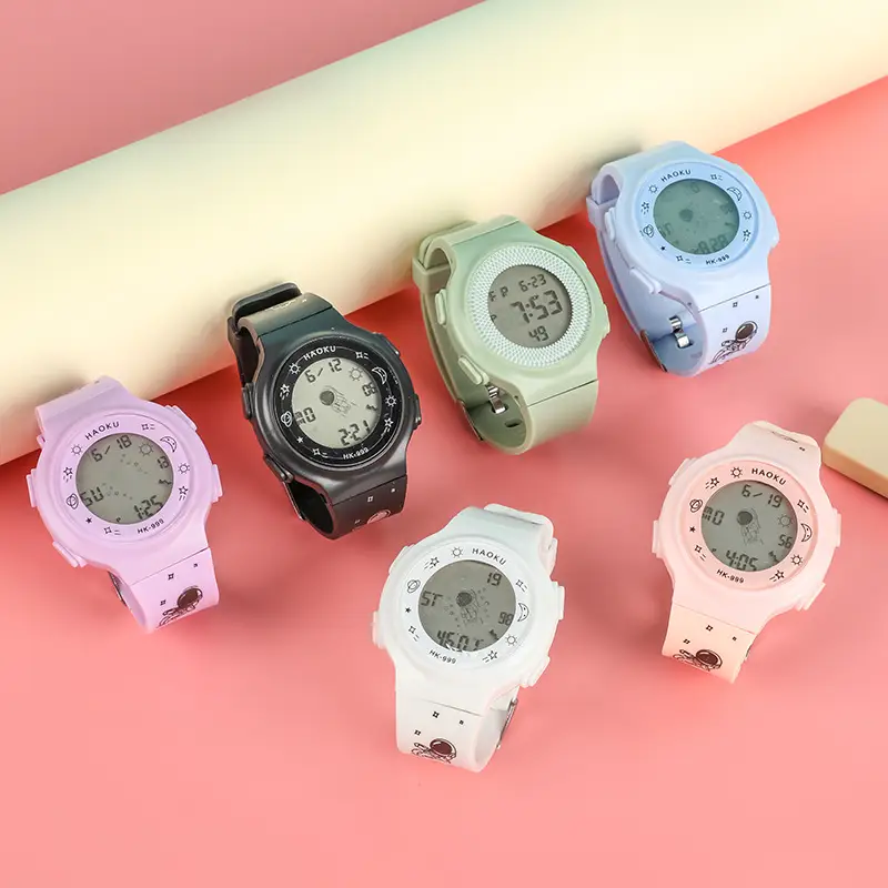 Haoku Series 16 Digital Watch Macaron Color Multi-Function Watch — feature 31