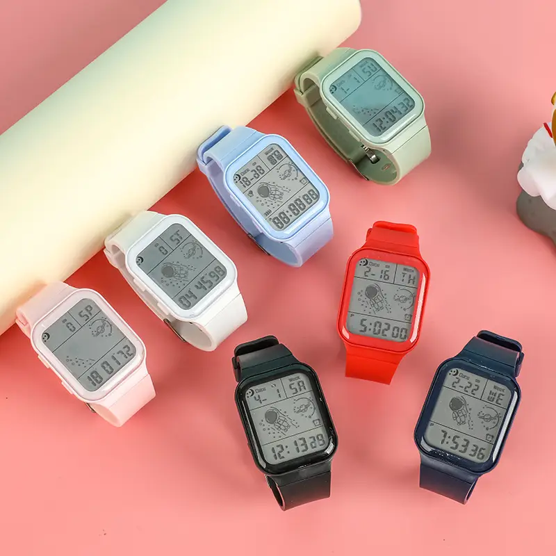 Haoku Series 16 Digital Watch Macaron Color Multi-Function Watch — feature 33