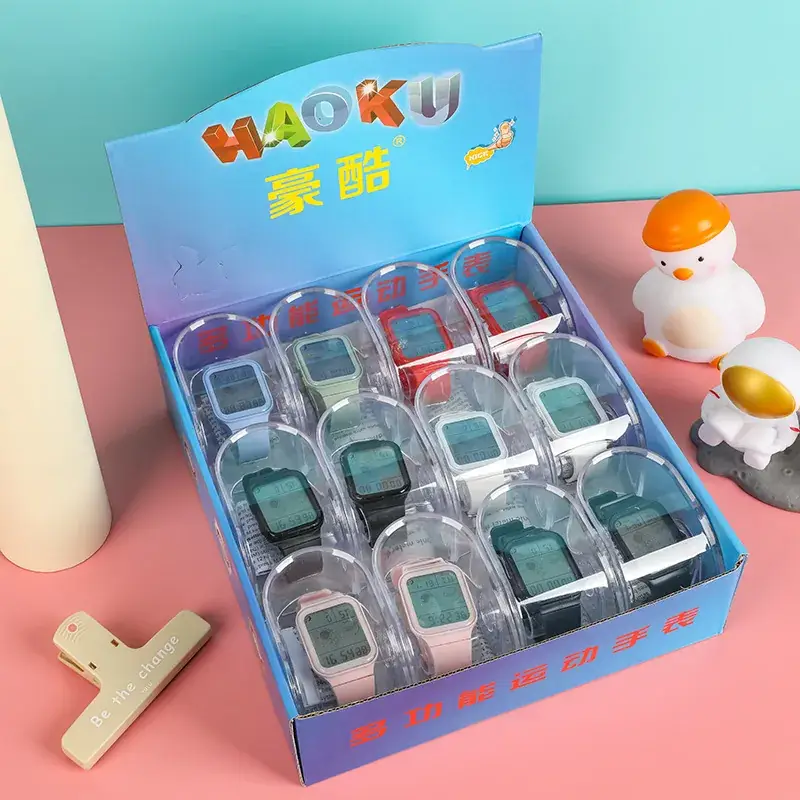 Haoku Series 16 Digital Watch Macaron Color Multi-Function Watch - Image 18