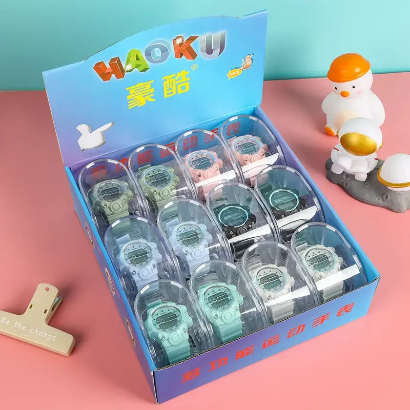 Haoku Series 16 Digital Watch Macaron Color Multi-Function Watch - Image 19