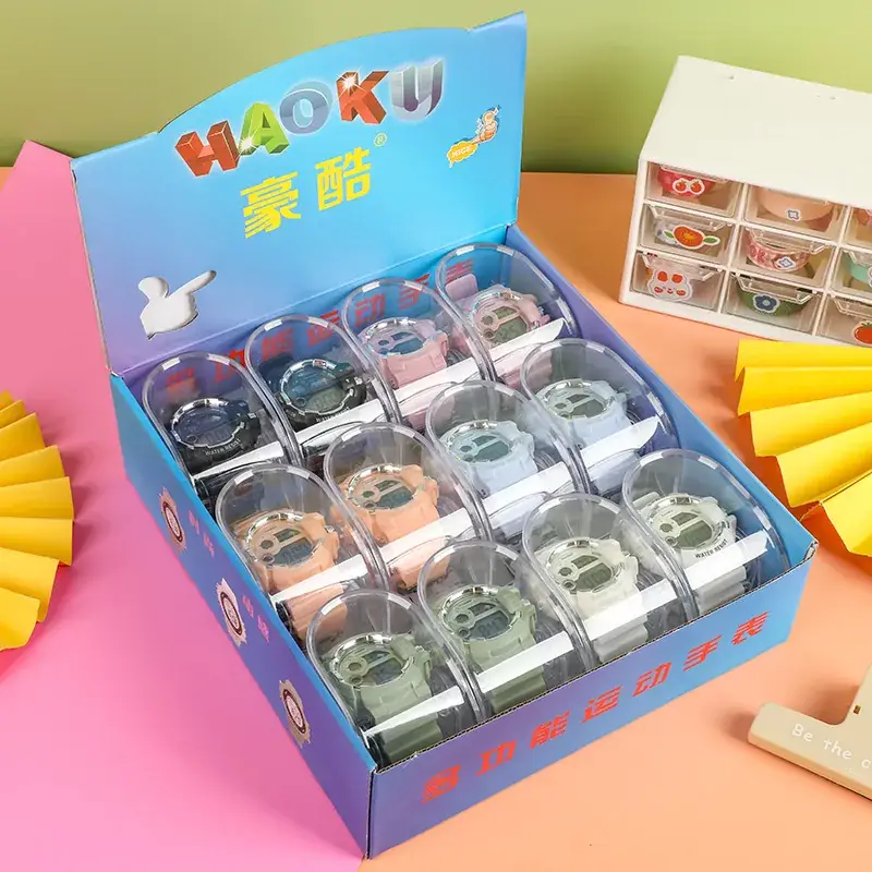 Haoku Series 16 Digital Watch Macaron Color Multi-Function Watch - Image 7