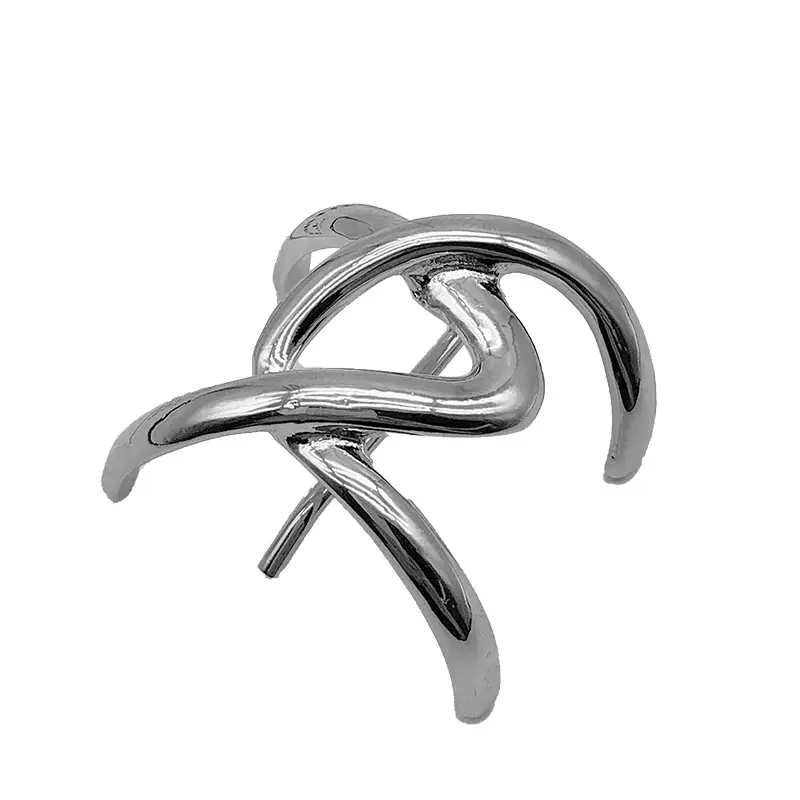 2023 Geometric Silver Hair Clip for Women