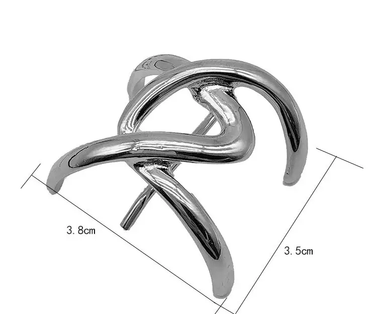 2023 Geometric Silver Hair Clip for Women — feature 3