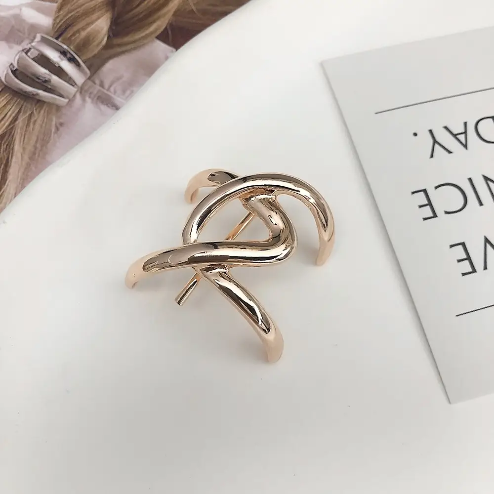 2023 Geometric Silver Hair Clip for Women