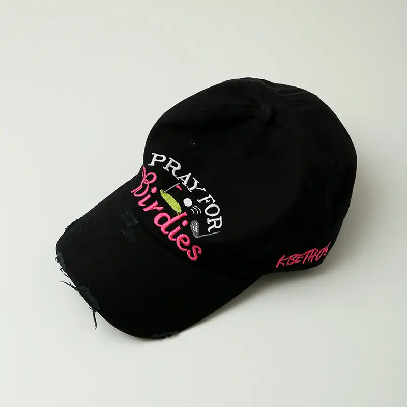 Pray For Friends Beige Cap with Embroidered Design - Image 2