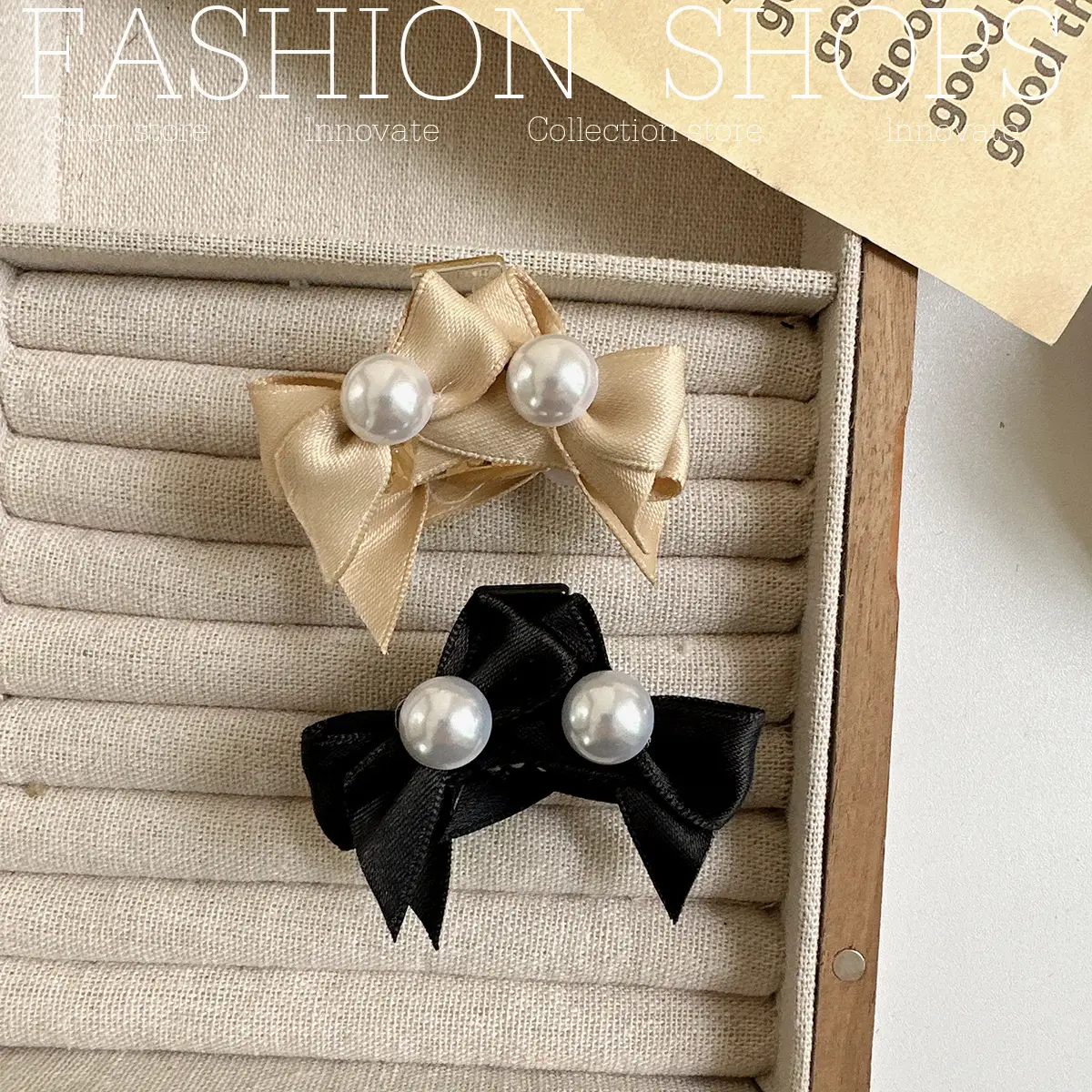 Cute Princess Pearl Bow Hairpin for Girls — feature 11