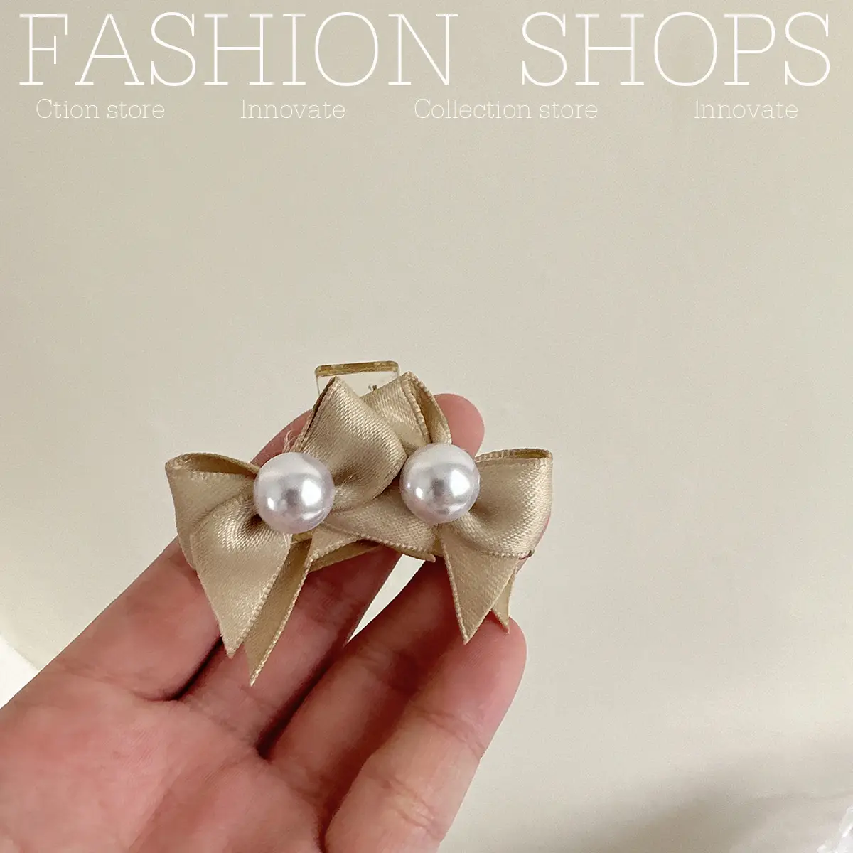 Cute Princess Pearl Bow Hairpin for Girls — feature 7