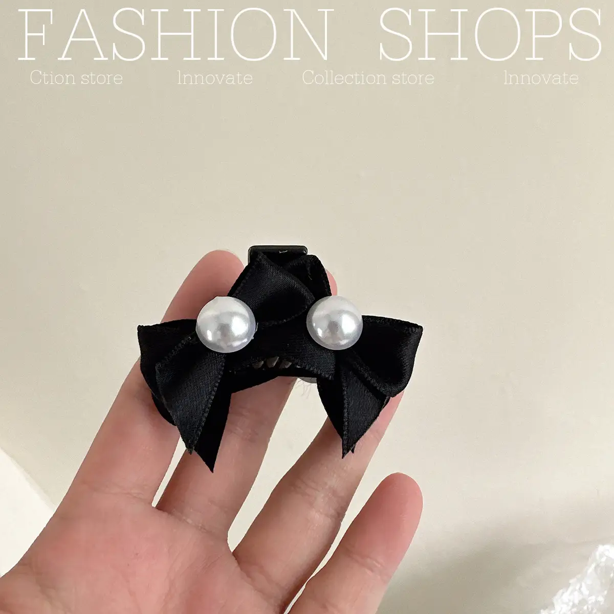 Cute Princess Pearl Bow Hairpin for Girls — feature 9
