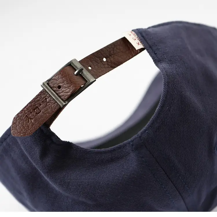 Men's American-style Belted Cap Grey