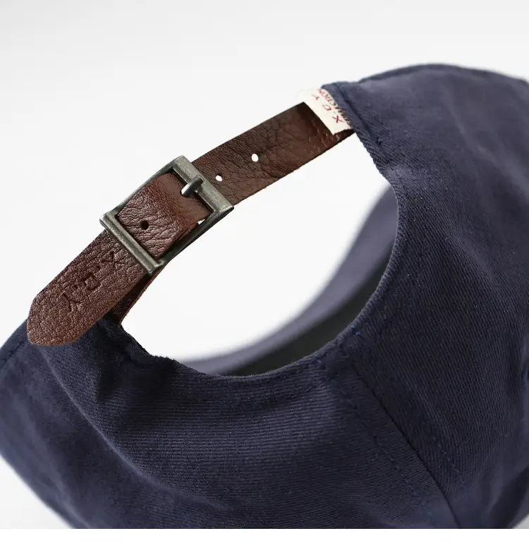 Men's American-style Belted Cap Grey — feature 12
